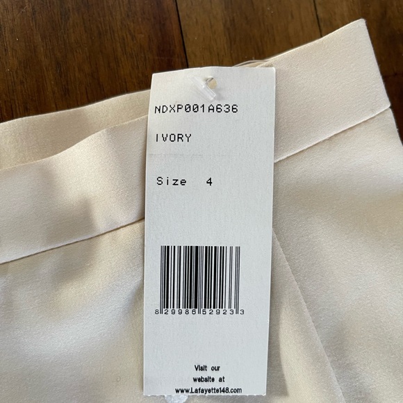 Lafayette 148 New York Ivory wool dress pants - Picture 8 of 16